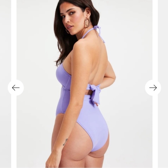 Sw38. Good American Iris purple lavender lilac size Medium (2) nwt 💜 - Picture 3 of 3